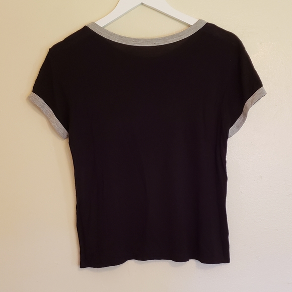 Black midi/crop top - Picture 2 of 2